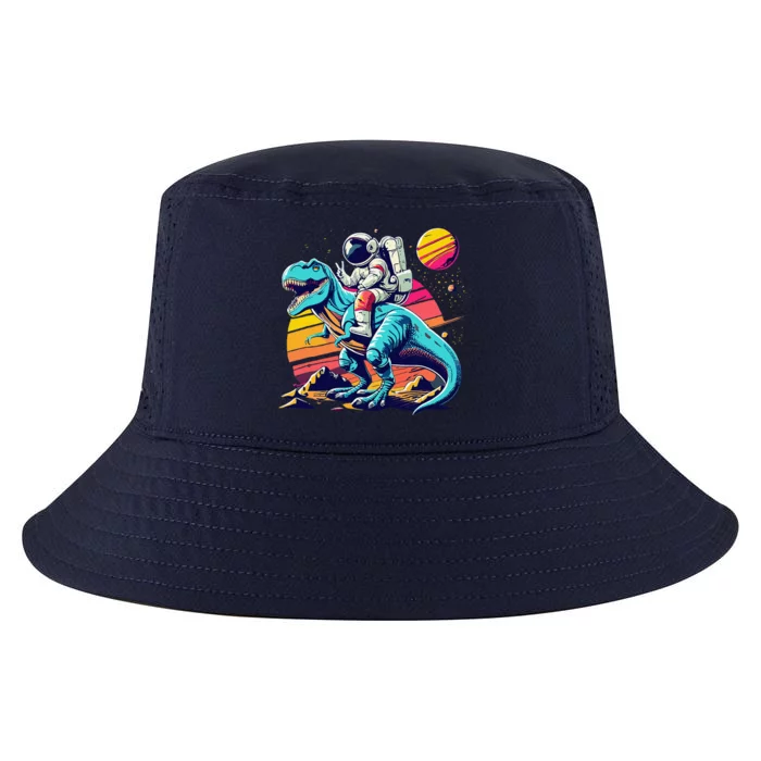 Astronaut T Rex Space Birthday Funny Cool Comfort Performance Bucket Hat