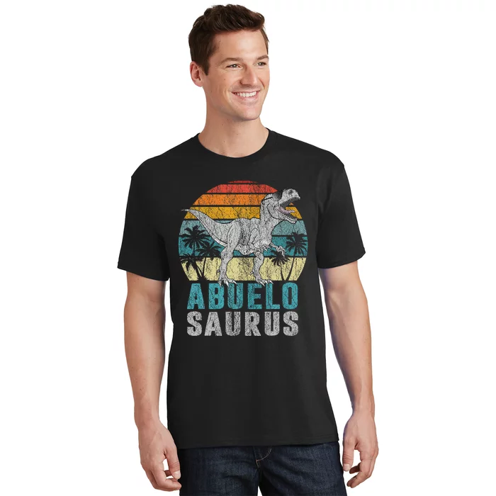 Abuelosaurus T Rex Dinosaur Abuelo Saurus Father's Day T-Shirt