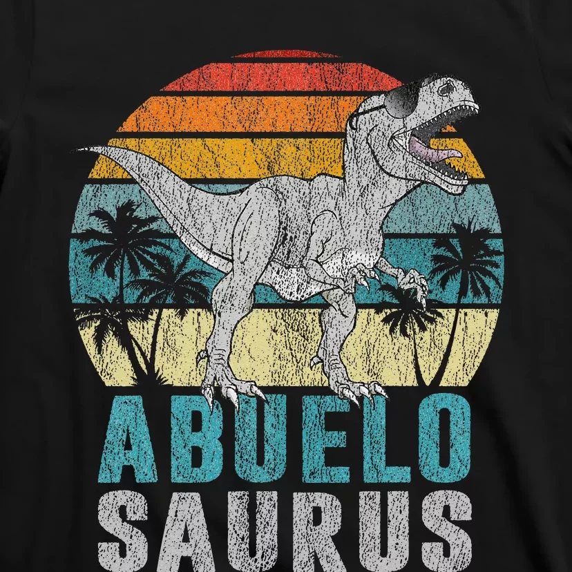 Abuelosaurus T Rex Dinosaur Abuelo Saurus Father's Day T-Shirt