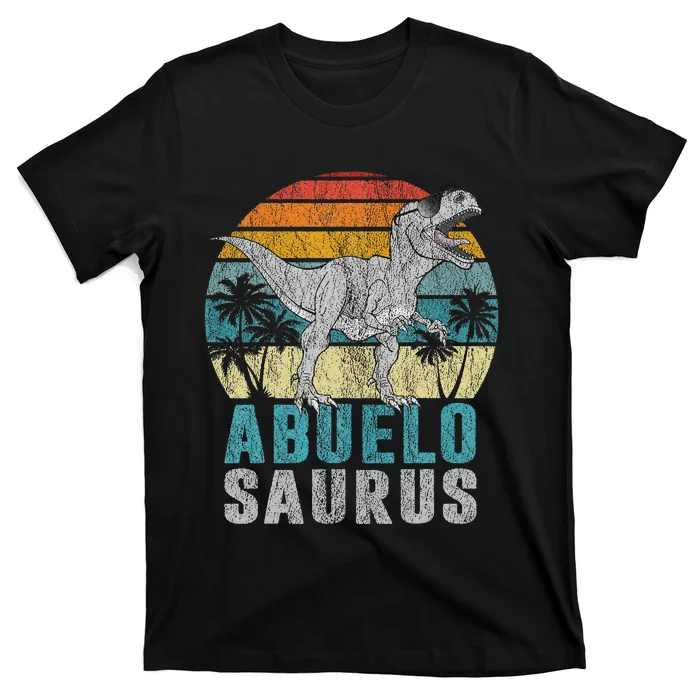 Abuelosaurus T Rex Dinosaur Abuelo Saurus Father's Day T-Shirt