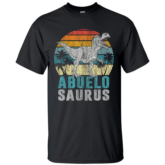 Abuelosaurus T Rex Dinosaur Abuelo Saurus Father's Day Tall T-Shirt