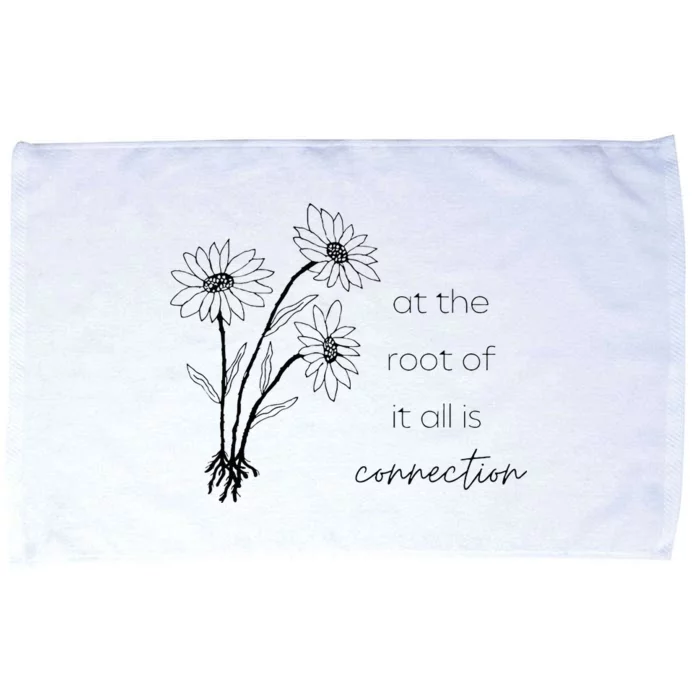 At The Root Of It All Is Connection Microfiber Hand Towel