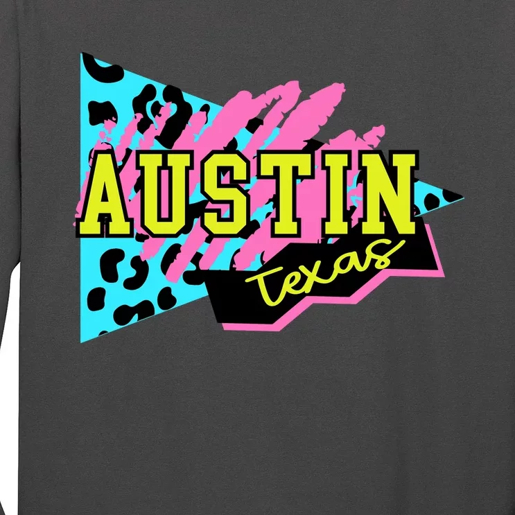 Austin Texas Retro 90s Long Sleeve Shirt