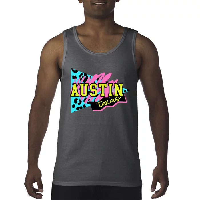 Austin Texas Retro 90s Tank Top