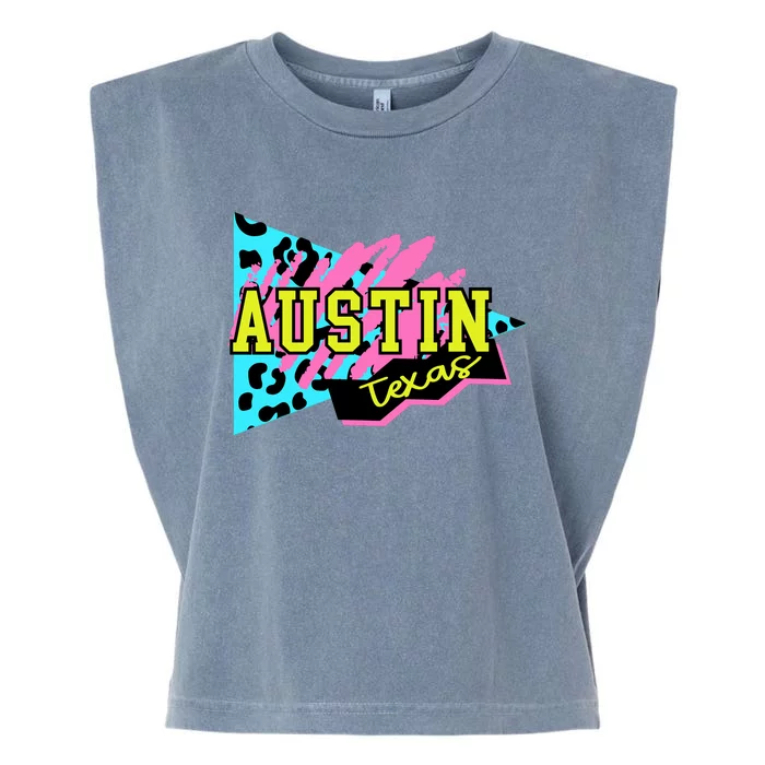 Austin Texas Retro 90s Garment-Dyed Women's Muscle Tee