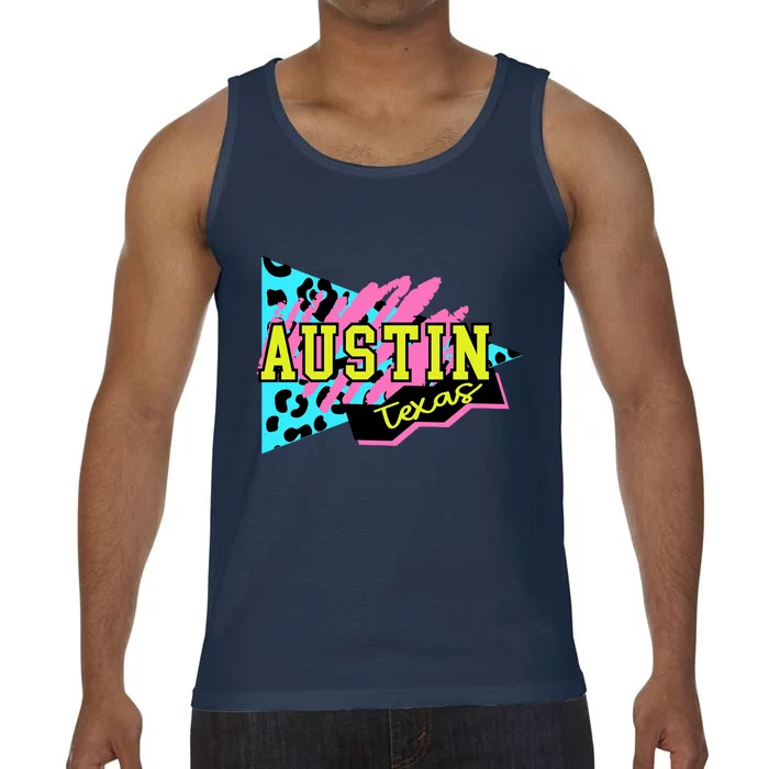 Austin Texas Retro 90s Comfort Colors® Tank Top