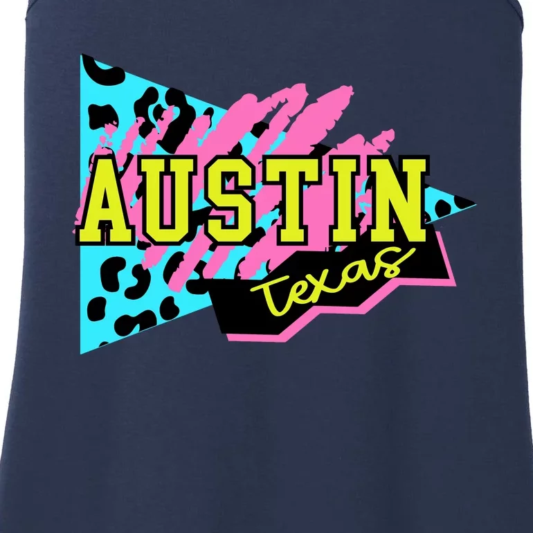 Austin Texas Retro 90s Ladies Essential Tank