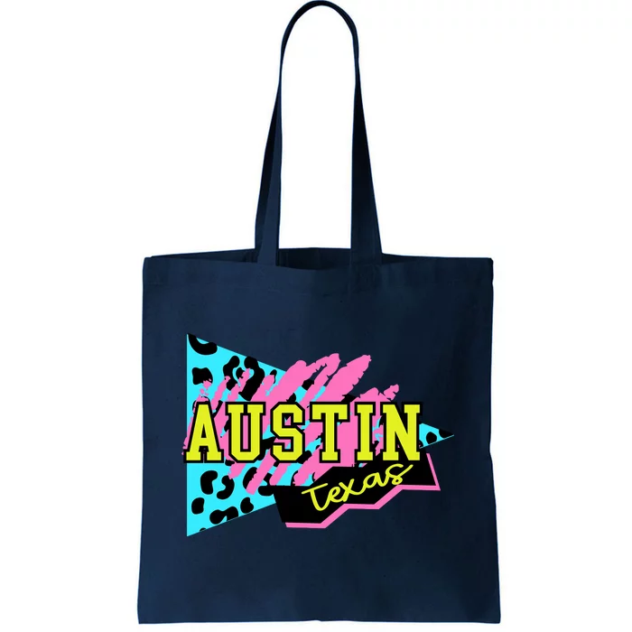 Austin Texas Retro 90s Tote Bag