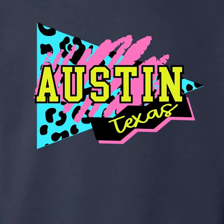 Austin Texas Retro 90s Toddler Hoodie