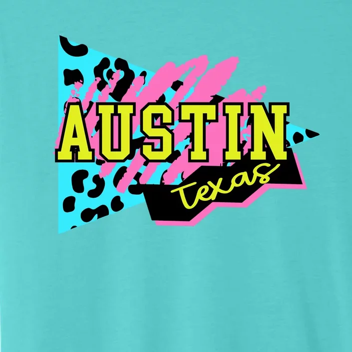 Austin Texas Retro 90s ChromaSoft Performance T-Shirt