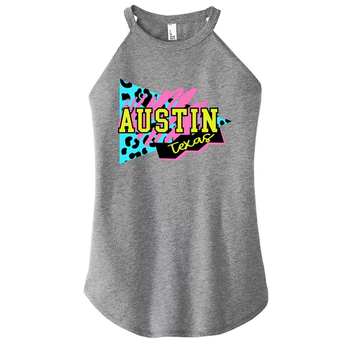 Austin Texas Retro 90s Women’s Perfect Tri Rocker Tank