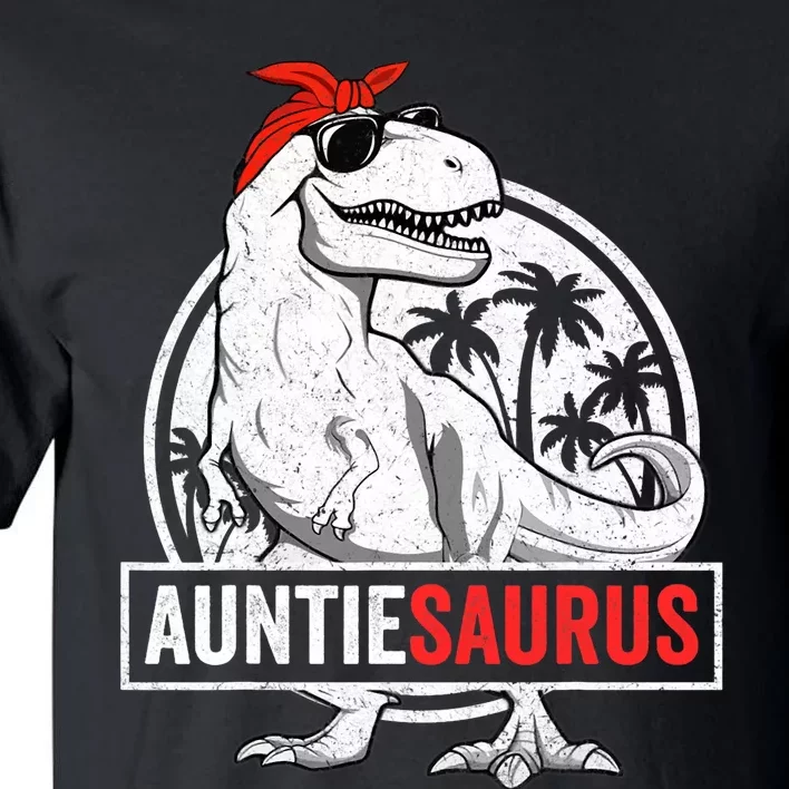 Auntiesaurus T Rex Dinosaur Auntie Saurus Family Matching Tall T-Shirt