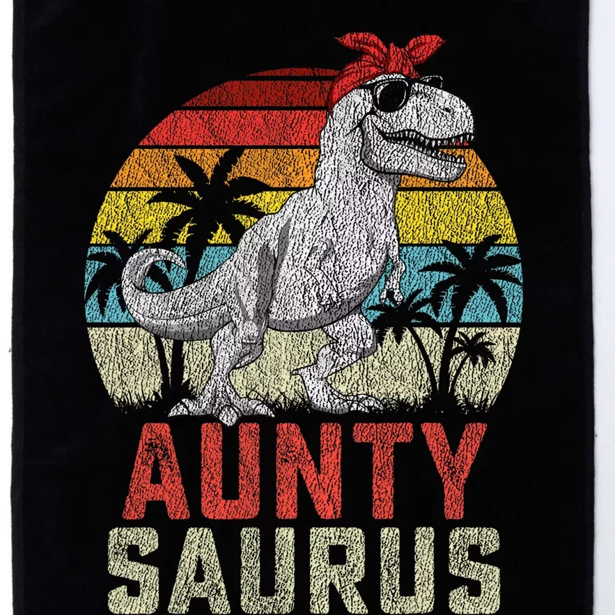 Auntysaurus T Rex Dinosaur Aunty Saurus MotherS Family Platinum Collection Golf Towel