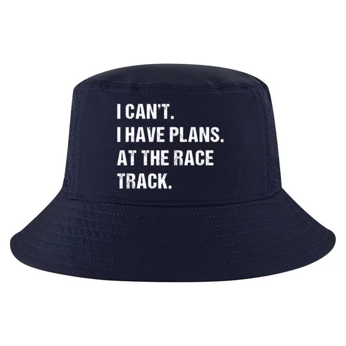 At The Race Track Motorcycle Racing Funny Gift Cool Comfort Performance Bucket Hat