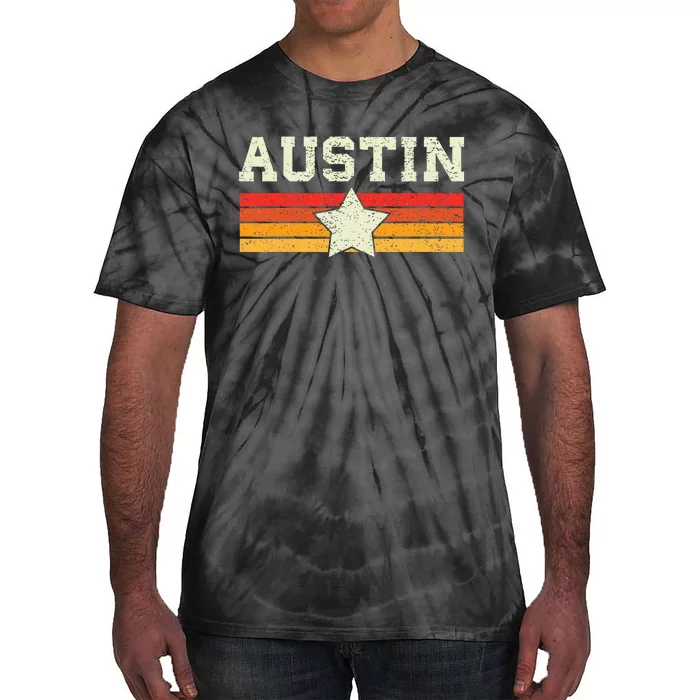 Austin Texas Retro Vintage Gift Tie-Dye T-Shirt