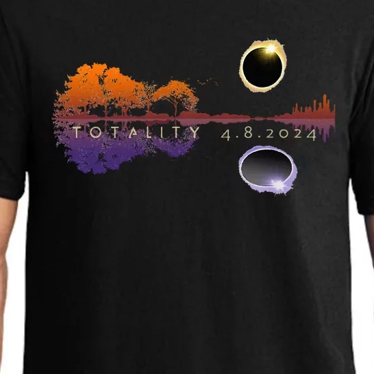 America Totality Reflections 4824 Sun Eclipse Pajama Set