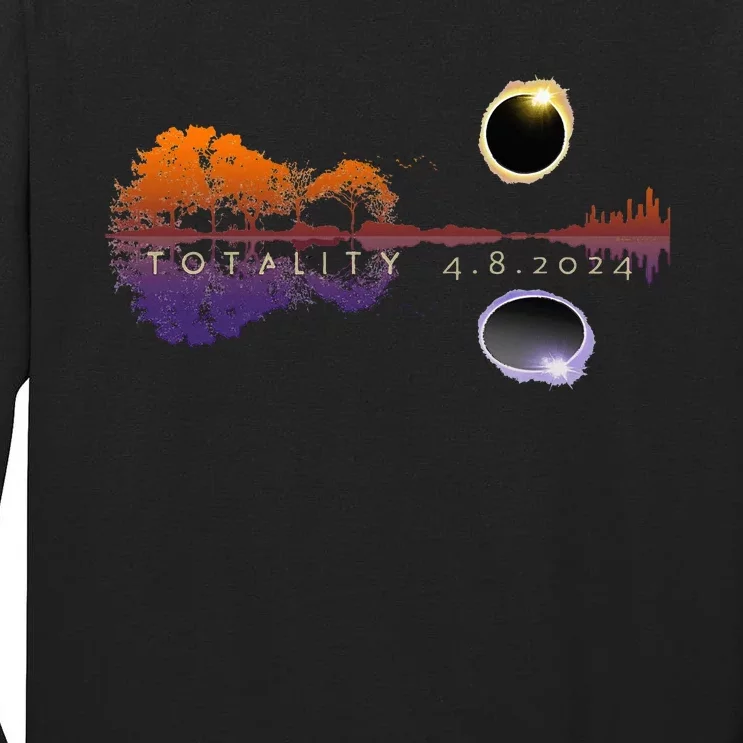 America Totality Reflections 4824 Sun Eclipse Tall Long Sleeve T-Shirt