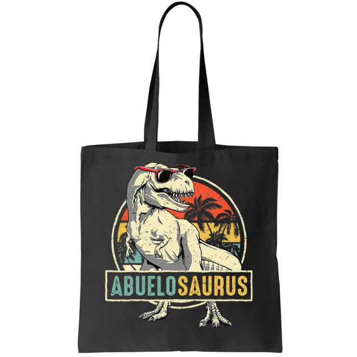 Abuelosaurus T Rex Dinosaur Abuelo Saurus Family Matching Tote Bag