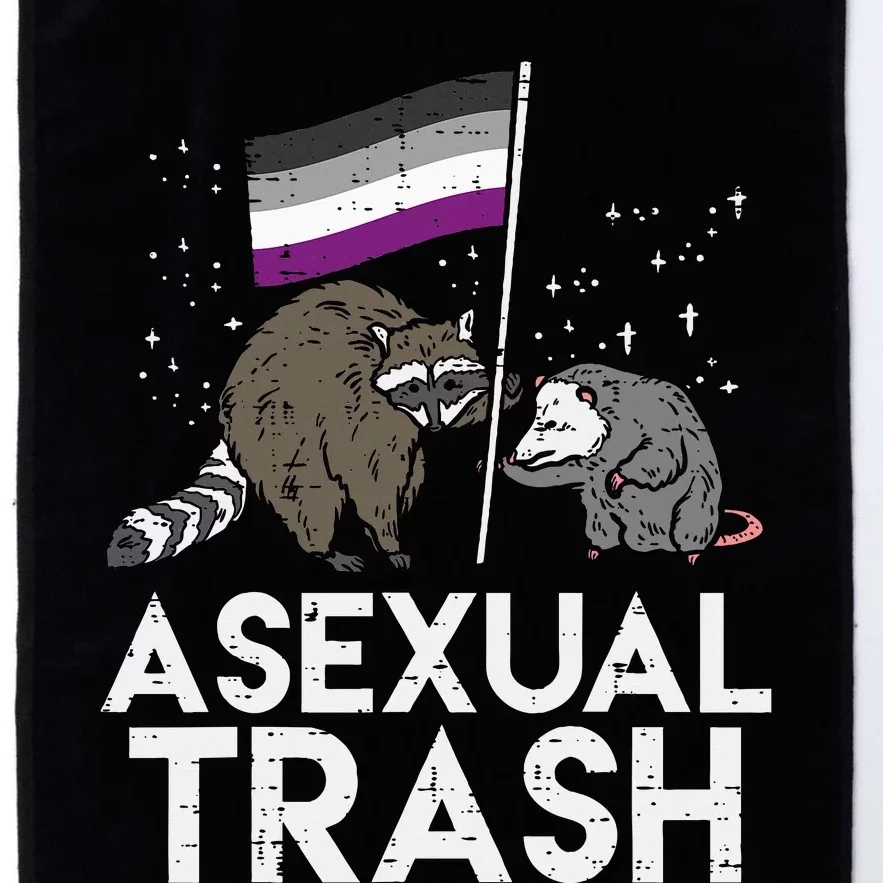 Asexual Trash Raccoon Opossum Asexual Flag Ace Pride Lgbtq Platinum Collection Golf Towel