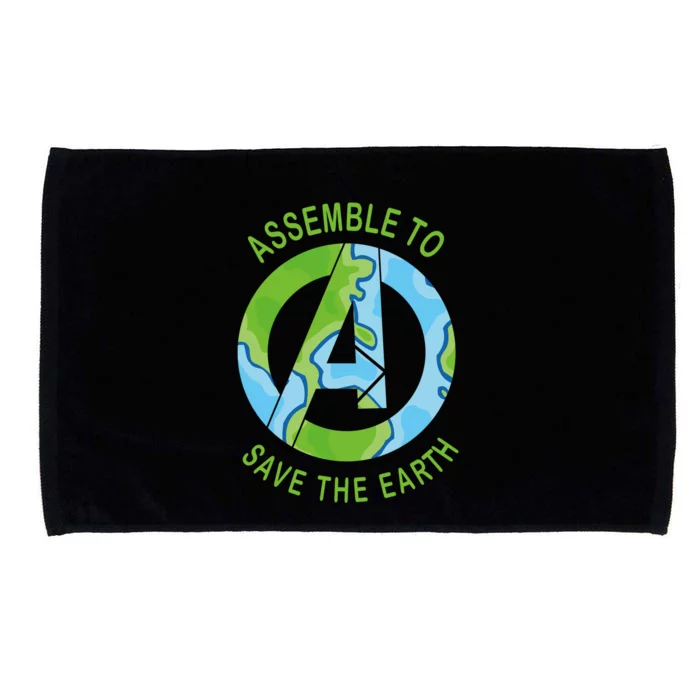 Assemble To Save The Earth Happy Earth Day Great Gift Microfiber Hand Towel