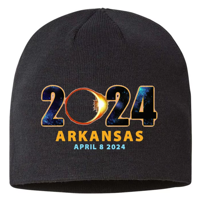 Arkansas Total Solar Eclipse 2024 8 1/2in Sustainable Knit Beanie