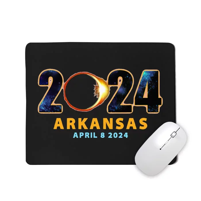 Arkansas Total Solar Eclipse 2024 Mousepad