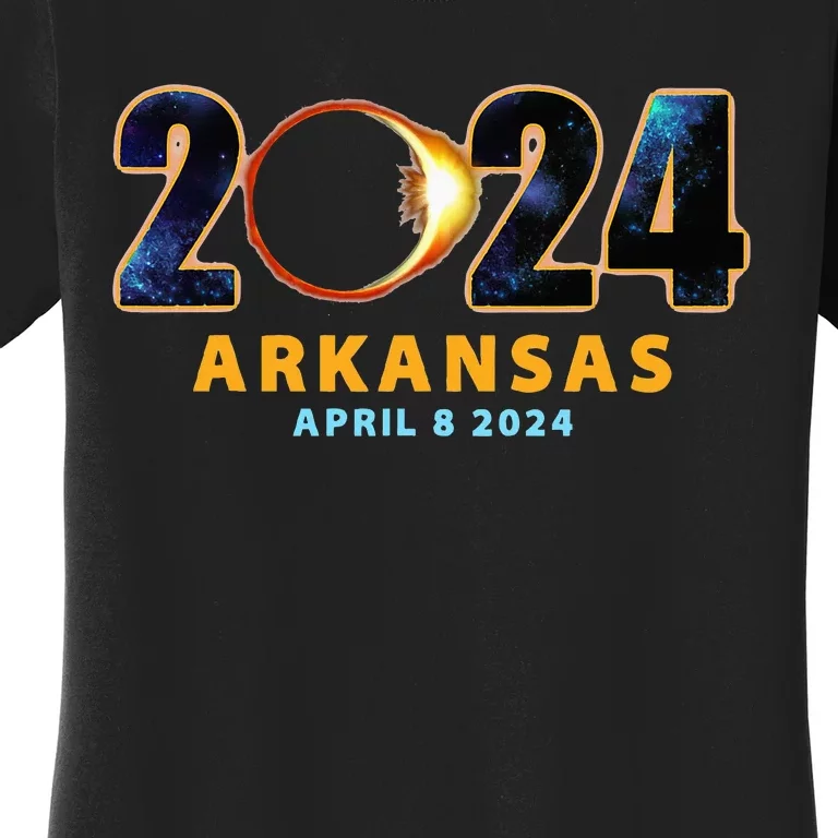 Arkansas Total Solar Eclipse 2024 Women's T-Shirt