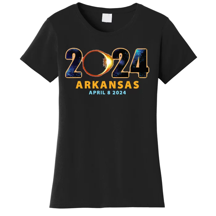 Arkansas Total Solar Eclipse 2024 Women's T-Shirt