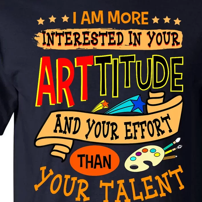 Art Teacher Student School Artist Illustrator Painter Tall T-Shirt