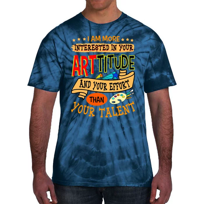 Art Teacher Student School Artist Illustrator Painter Tie-Dye T-Shirt