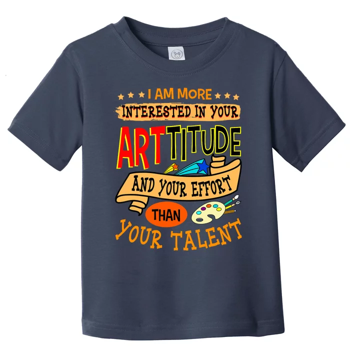 Art Teacher Student School Artist Illustrator Painter Toddler T-Shirt