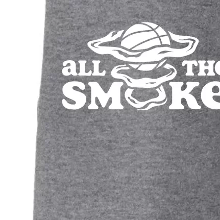 All The Smoke Funny Basketball Podcast Doggie 3-End Fleece Hoodie