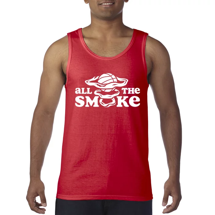 All The Smoke Funny Basketball Podcast Tank Top