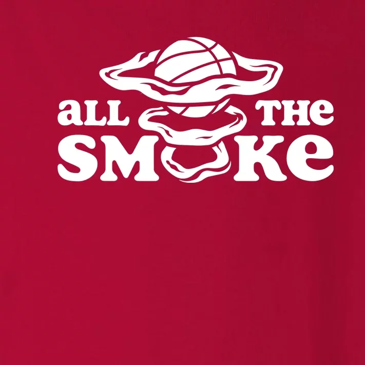 All The Smoke Funny Basketball Podcast Toddler Long Sleeve Shirt