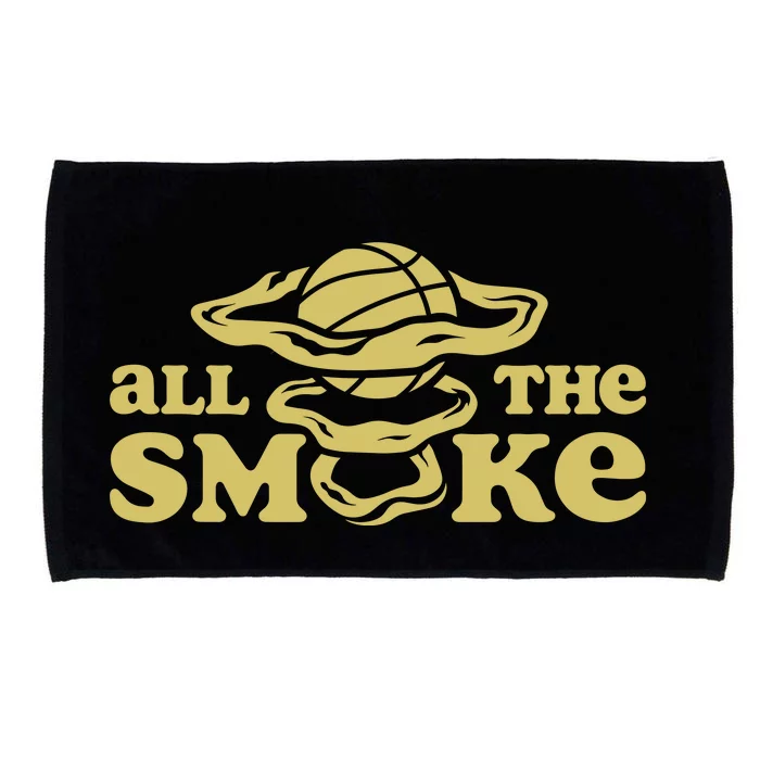 All The Smoke Funny Basketball Podcast Microfiber Hand Towel