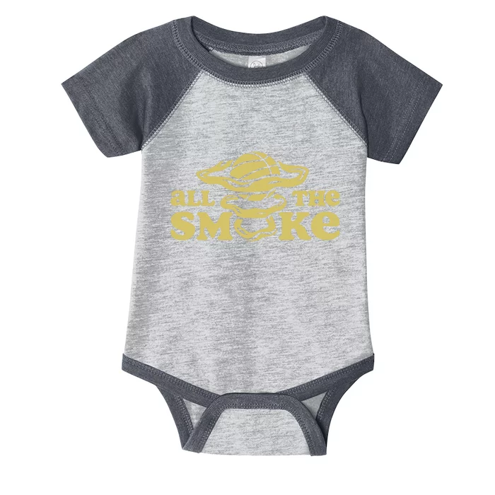 All The Smoke Funny Basketball Podcast Infant Baby Jersey Bodysuit