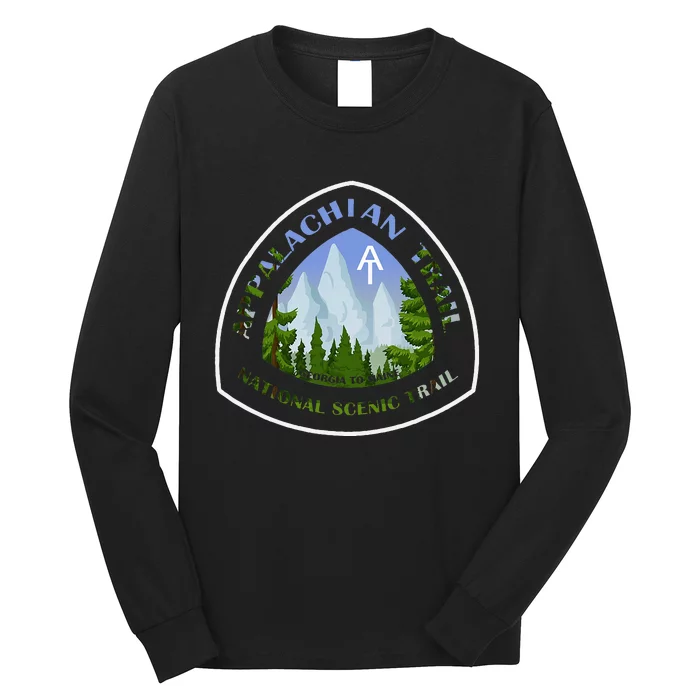 Appalachian Trail Scenic Mountain Views Long Sleeve Shirt