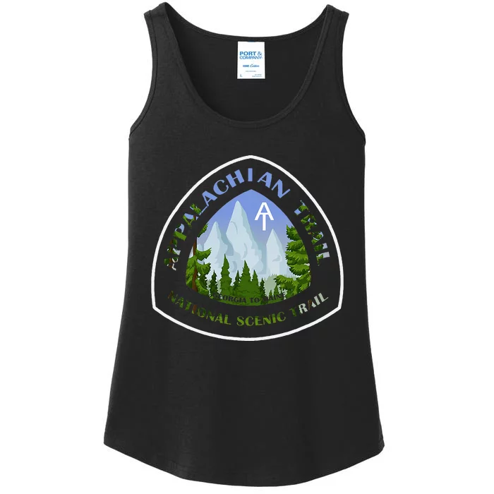 Appalachian Trail Scenic Mountain Views Ladies Essential Tank