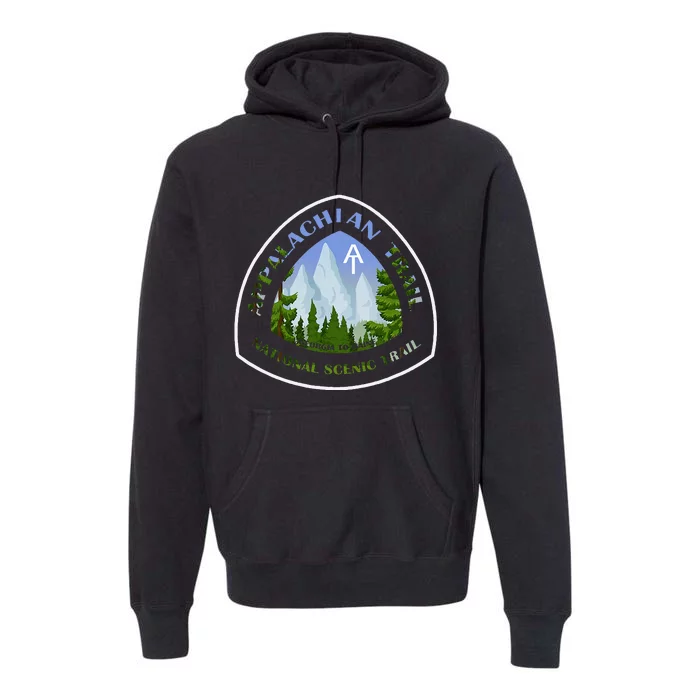 Appalachian Trail Scenic Mountain Views Premium Hoodie