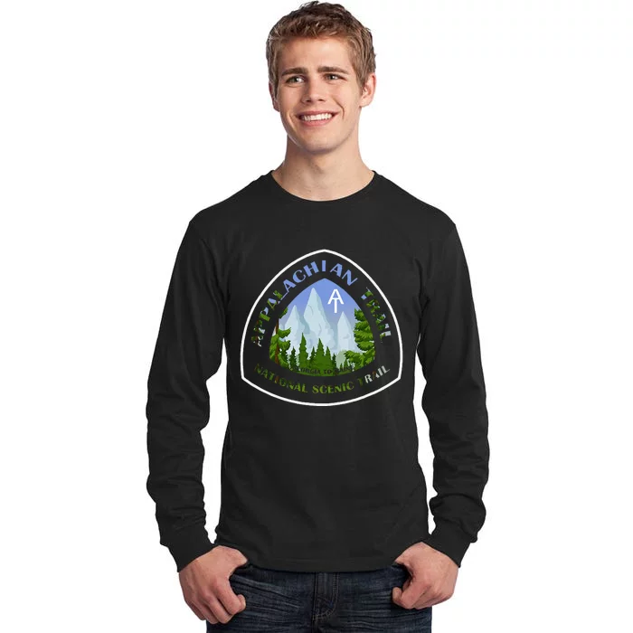 Appalachian Trail Scenic Mountain Views Tall Long Sleeve T-Shirt