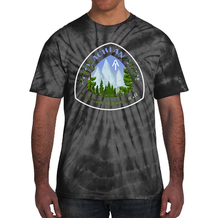 Appalachian Trail Scenic Mountain Views Tie-Dye T-Shirt