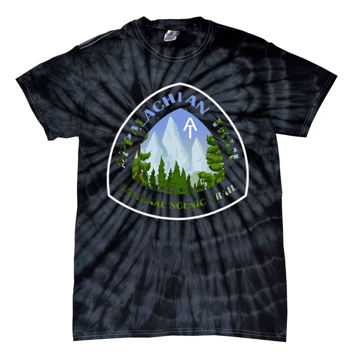 Appalachian Trail Scenic Mountain Views Tie-Dye T-Shirt