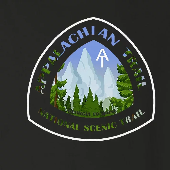 Appalachian Trail Scenic Mountain Views Toddler Long Sleeve Shirt