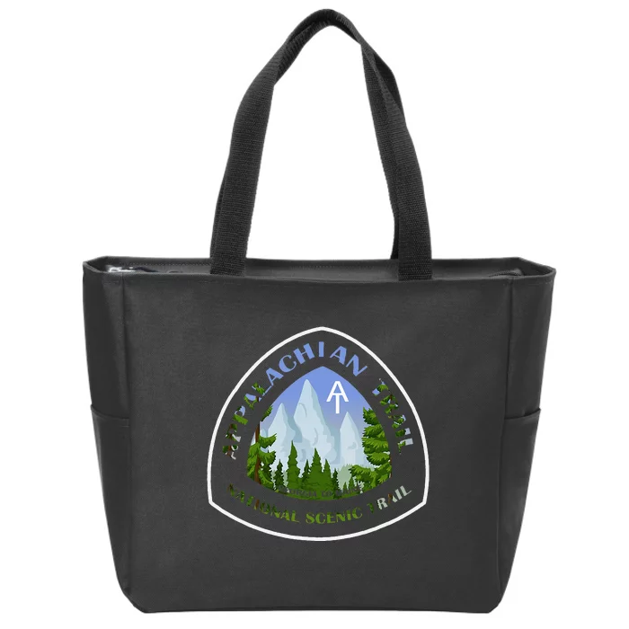 Appalachian Trail Scenic Mountain Views Zip Tote Bag