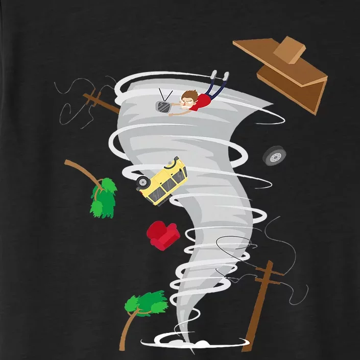 Awesome Tornado & Storm Chaser Severe Weather Lover ChromaSoft Performance T-Shirt