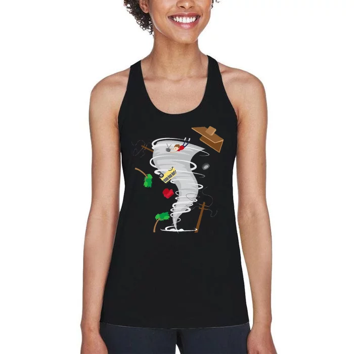 Awesome Tornado & Storm Chaser Severe Weather Lover Women's Racerback Tank