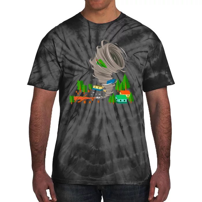 Awesome Tornado Severe Weather Storm Chasers Tie-Dye T-Shirt