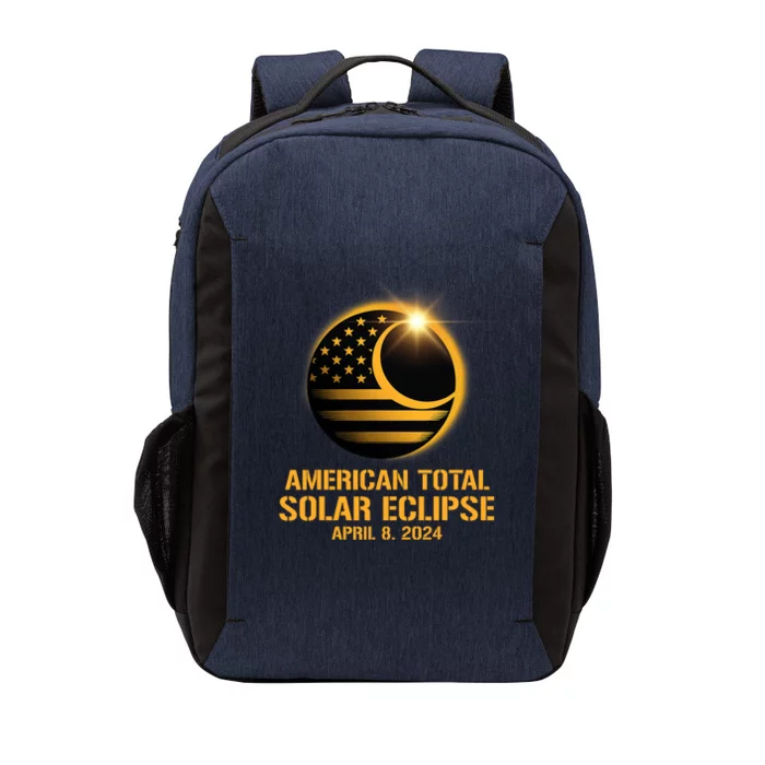 American Total Solar Eclipse April 8 2024 Totality Astronomy Vector Backpack