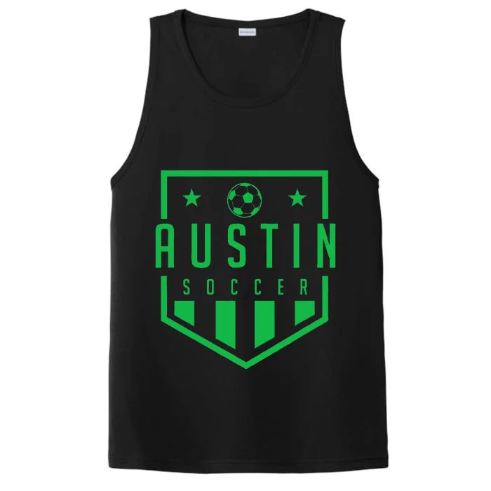 Austin Texas Soccer  Futbol Jersey Kit Badge Match Performance Tank