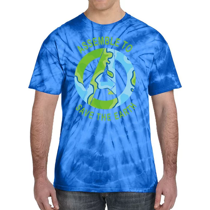 Assemble To Save The Earth Happy Earth Day Great Gift Tie-Dye T-Shirt